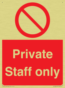 Private Staff Only
